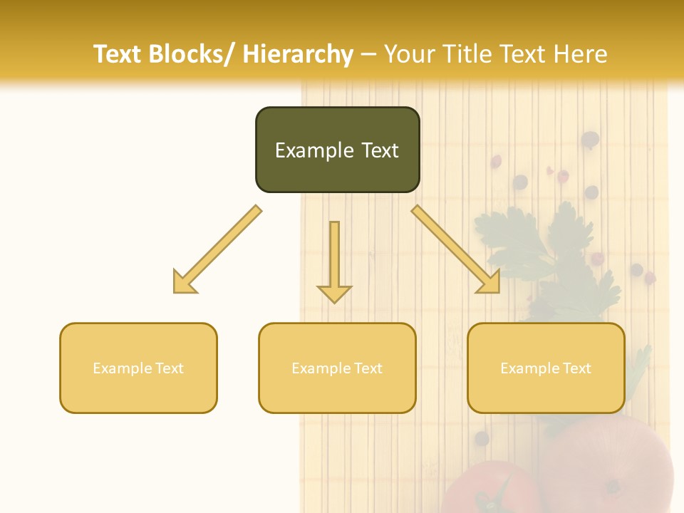 Cherry Tomatoes Slimming Blank PowerPoint Template