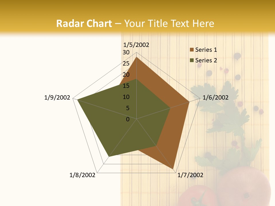 Cherry Tomatoes Slimming Blank PowerPoint Template