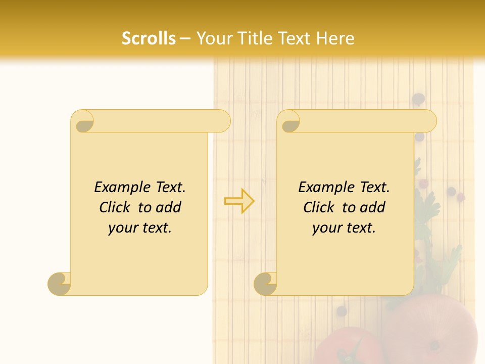 Cherry Tomatoes Slimming Blank PowerPoint Template