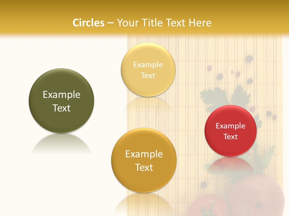 Cherry Tomatoes Slimming Blank PowerPoint Template