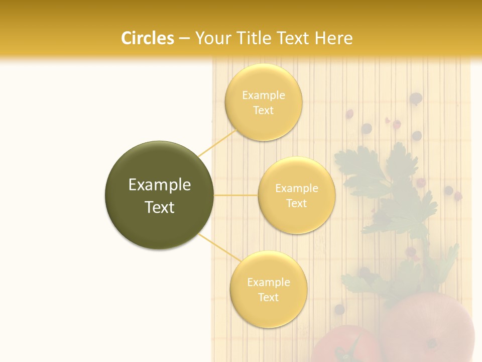 Cherry Tomatoes Slimming Blank PowerPoint Template