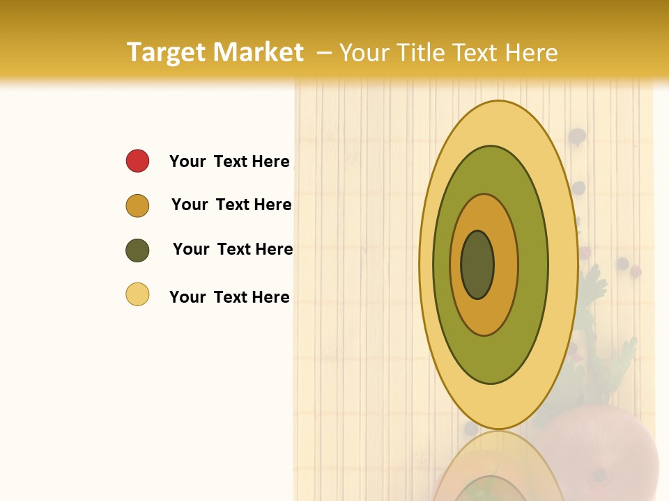 Cherry Tomatoes Slimming Blank PowerPoint Template