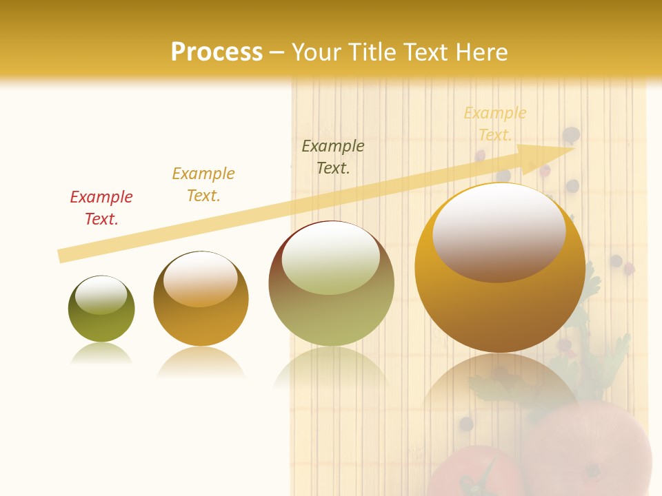 Cherry Tomatoes Slimming Blank PowerPoint Template