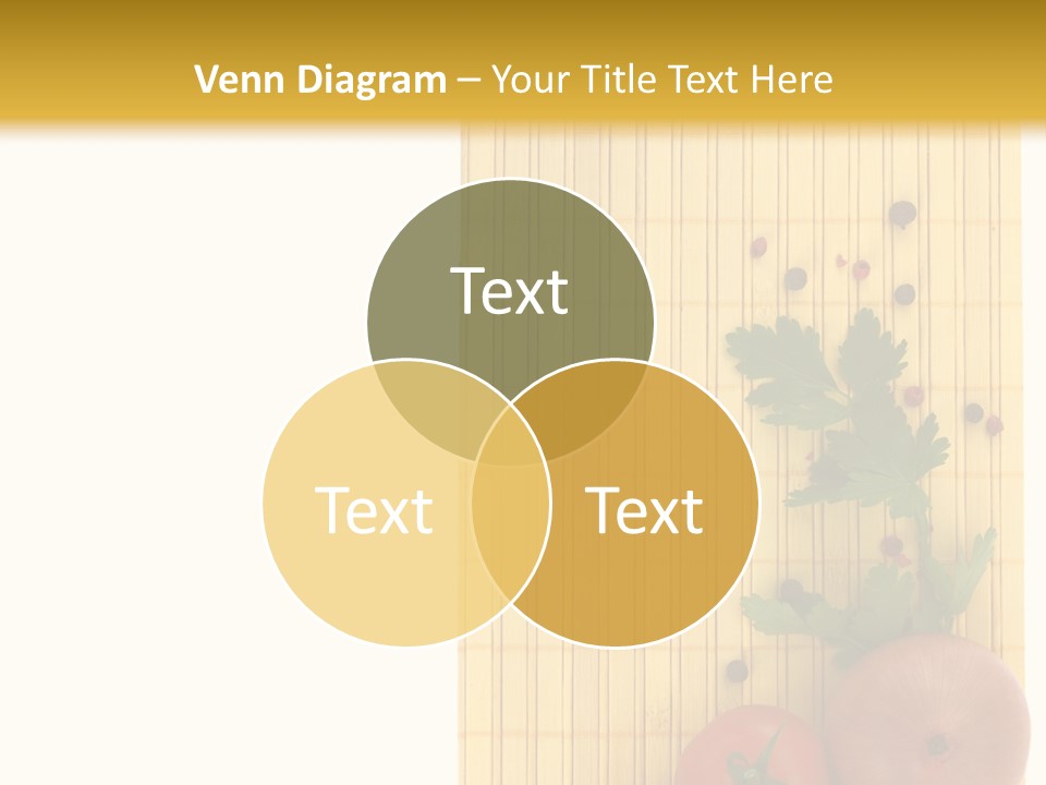 Cherry Tomatoes Slimming Blank PowerPoint Template