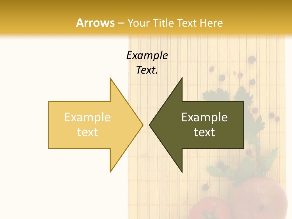 Cherry Tomatoes Slimming Blank PowerPoint Template