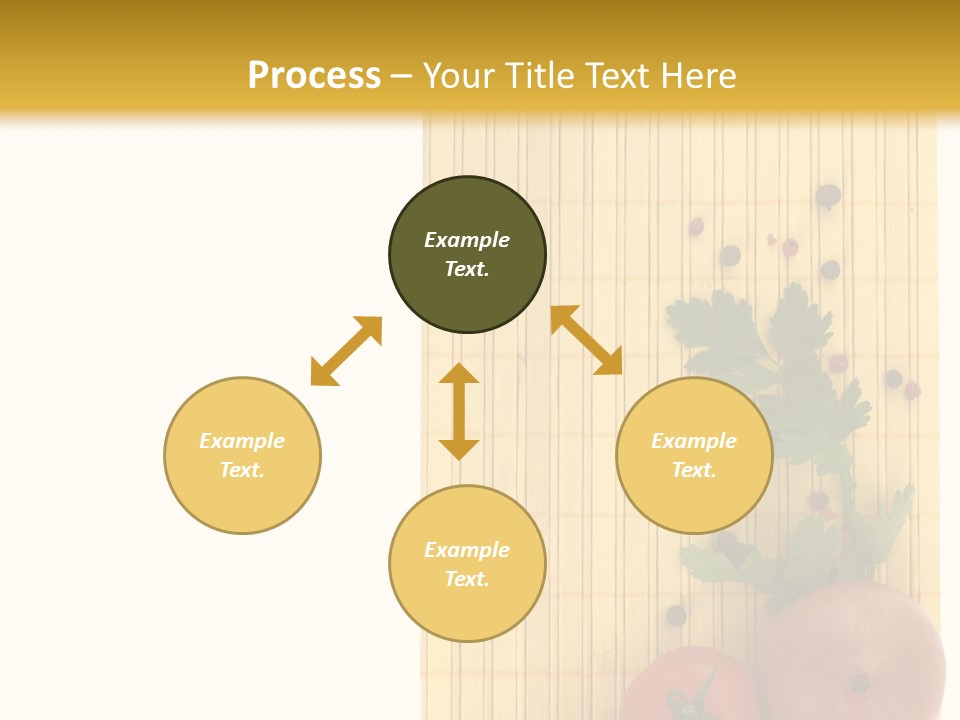 Cherry Tomatoes Slimming Blank PowerPoint Template