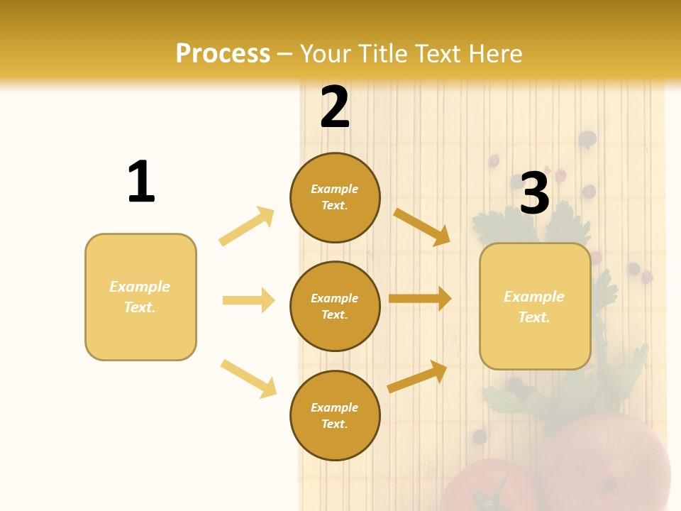 Cherry Tomatoes Slimming Blank PowerPoint Template