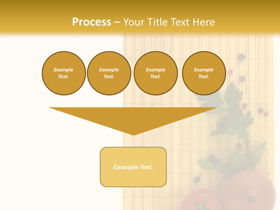 Cherry Tomatoes Slimming Blank PowerPoint Template