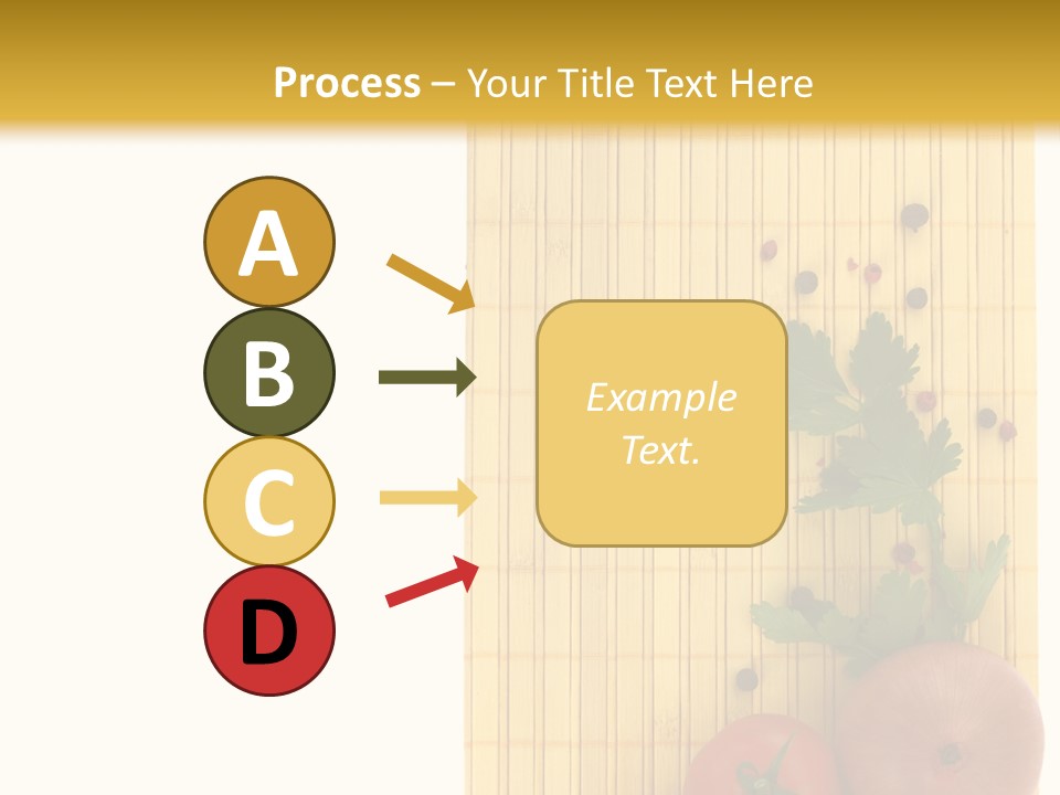 Cherry Tomatoes Slimming Blank PowerPoint Template