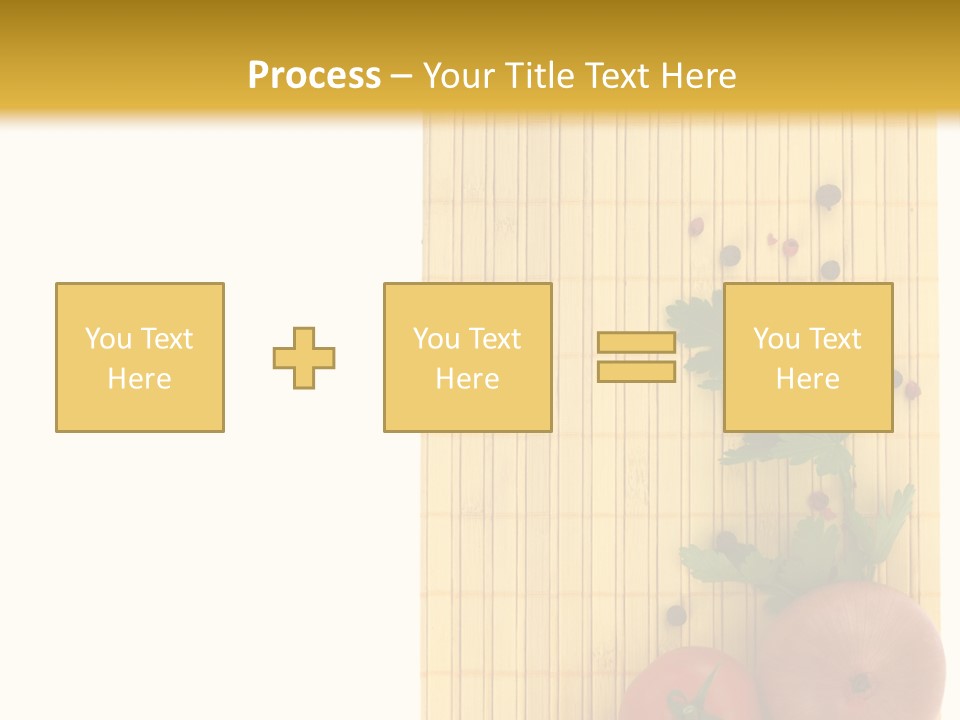 Cherry Tomatoes Slimming Blank PowerPoint Template