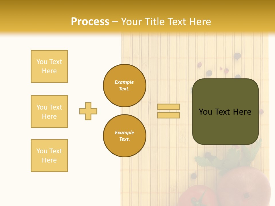 Cherry Tomatoes Slimming Blank PowerPoint Template