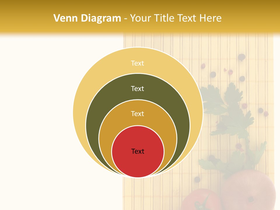 Cherry Tomatoes Slimming Blank PowerPoint Template