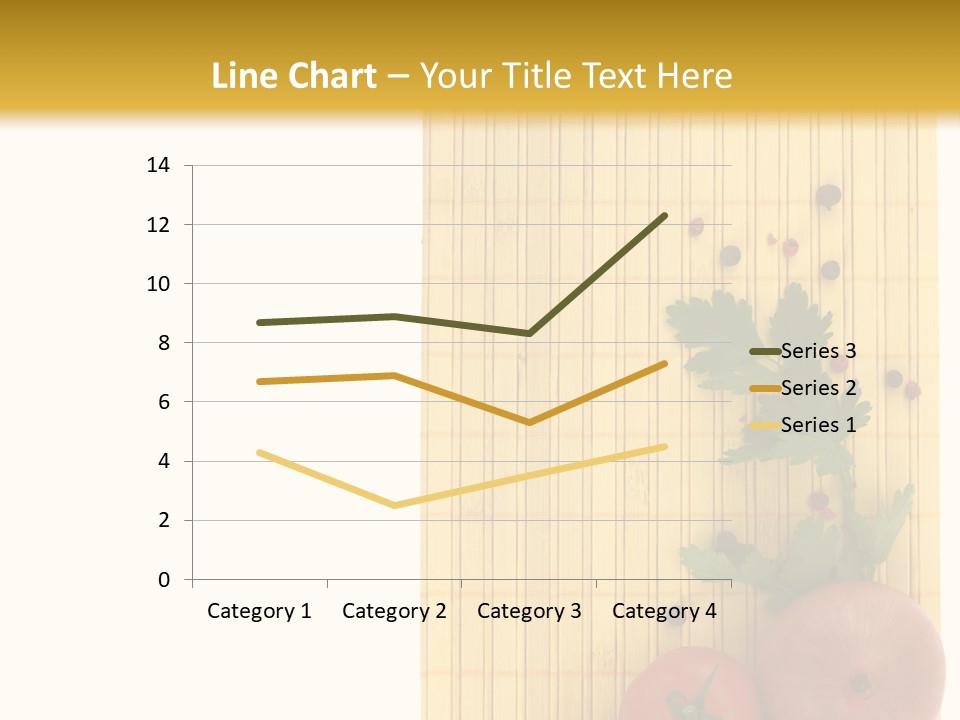 Cherry Tomatoes Slimming Blank PowerPoint Template
