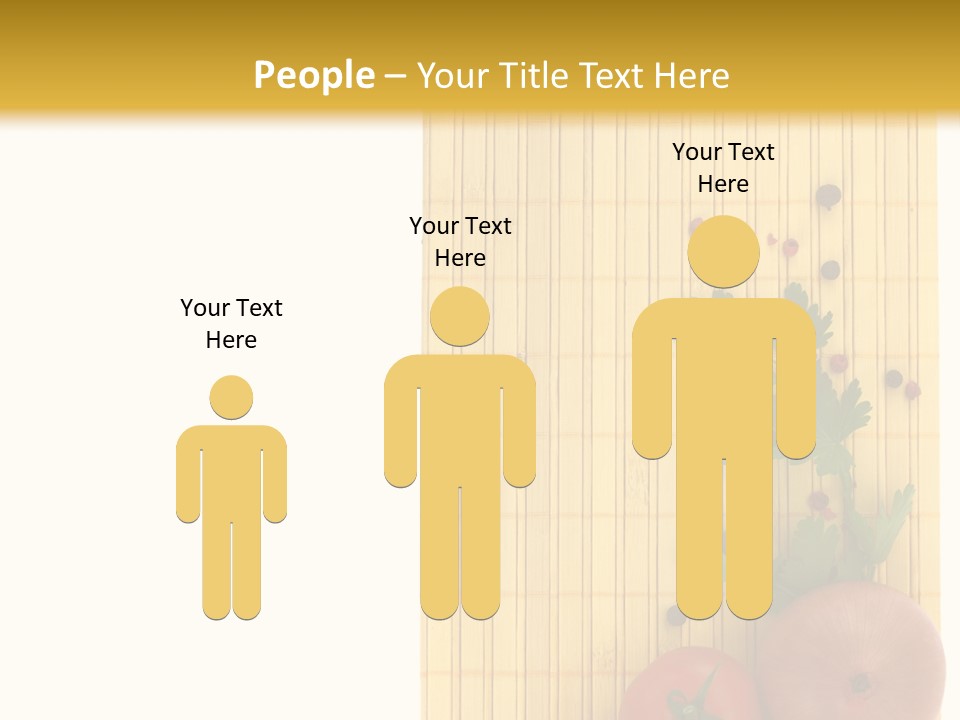 Cherry Tomatoes Slimming Blank PowerPoint Template