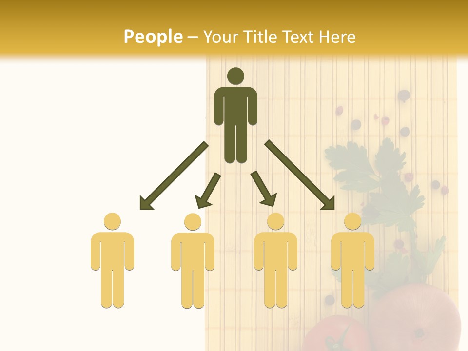 Cherry Tomatoes Slimming Blank PowerPoint Template