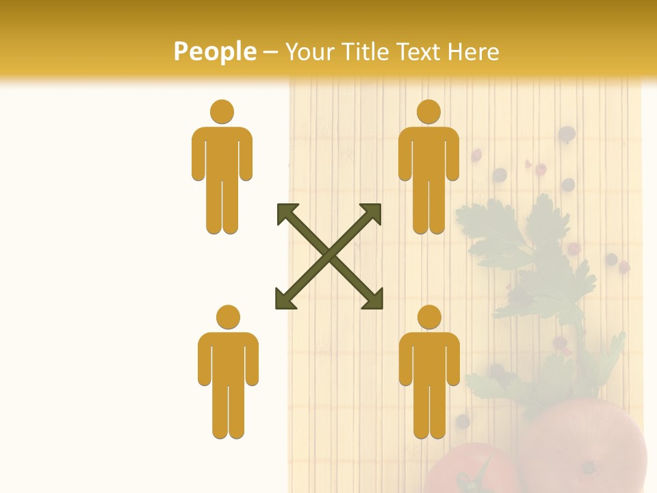 Cherry Tomatoes Slimming Blank PowerPoint Template