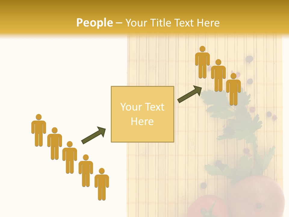 Cherry Tomatoes Slimming Blank PowerPoint Template