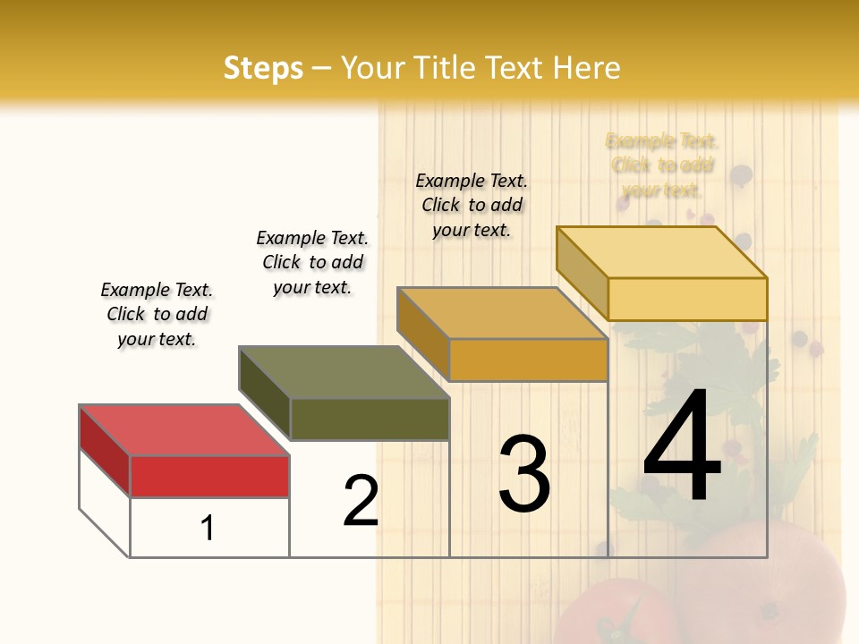 Cherry Tomatoes Slimming Blank PowerPoint Template