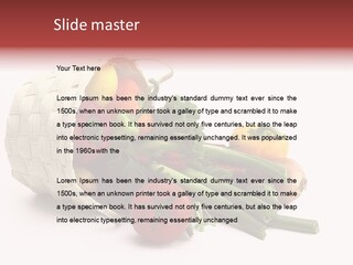 Organic Health Leeks PowerPoint Template