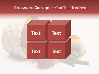 Organic Health Leeks PowerPoint Template