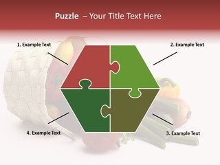 Organic Health Leeks PowerPoint Template