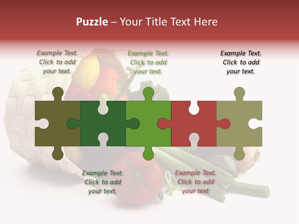 Organic Health Leeks PowerPoint Template