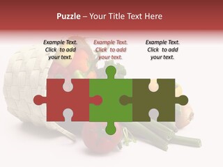 Organic Health Leeks PowerPoint Template