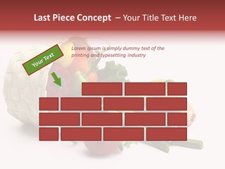 Organic Health Leeks PowerPoint Template