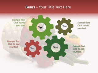 Organic Health Leeks PowerPoint Template