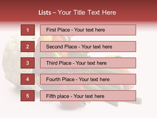 Organic Health Leeks PowerPoint Template