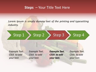 Organic Health Leeks PowerPoint Template