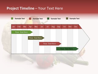 Organic Health Leeks PowerPoint Template