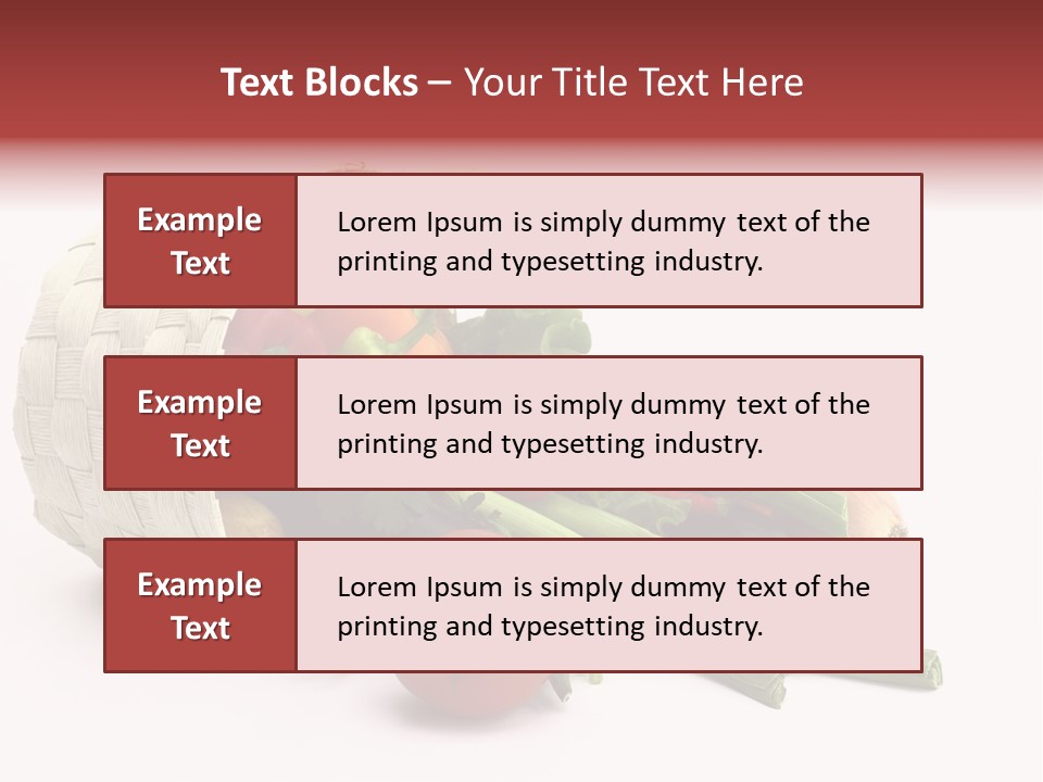 Organic Health Leeks PowerPoint Template