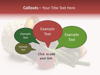 Organic Health Leeks PowerPoint Template