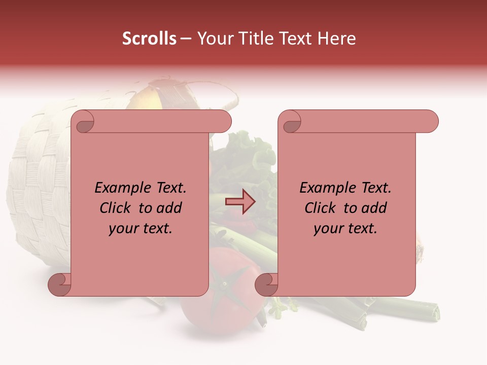 Organic Health Leeks PowerPoint Template