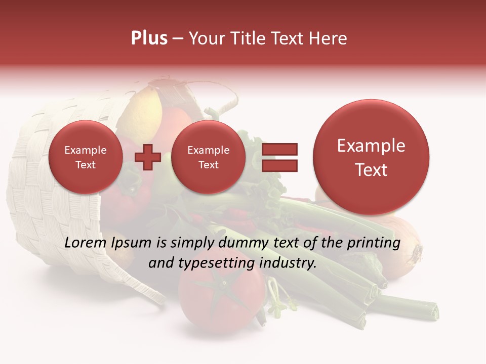 Organic Health Leeks PowerPoint Template