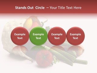 Organic Health Leeks PowerPoint Template