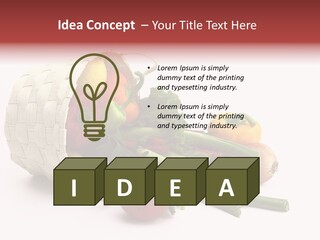 Organic Health Leeks PowerPoint Template