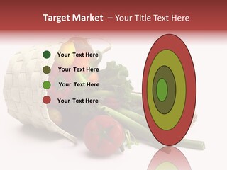 Organic Health Leeks PowerPoint Template