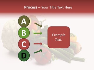 Organic Health Leeks PowerPoint Template