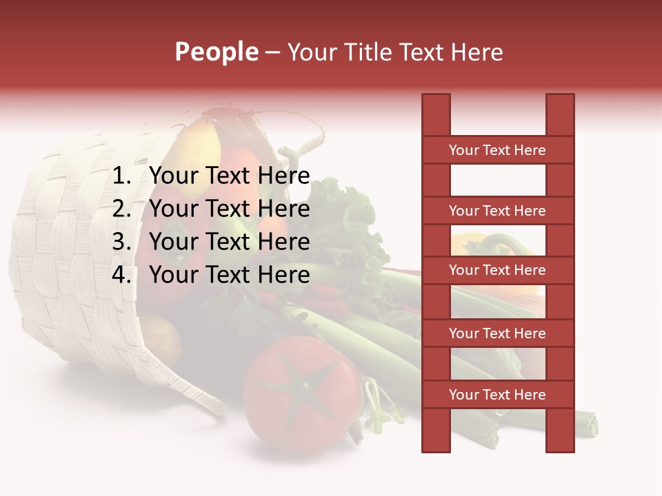 Organic Health Leeks PowerPoint Template