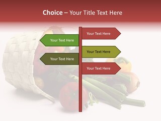 Organic Health Leeks PowerPoint Template