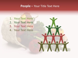 Organic Health Leeks PowerPoint Template
