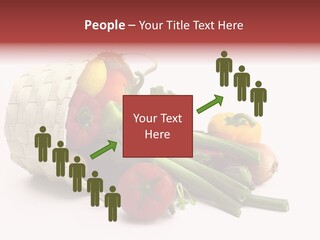 Organic Health Leeks PowerPoint Template
