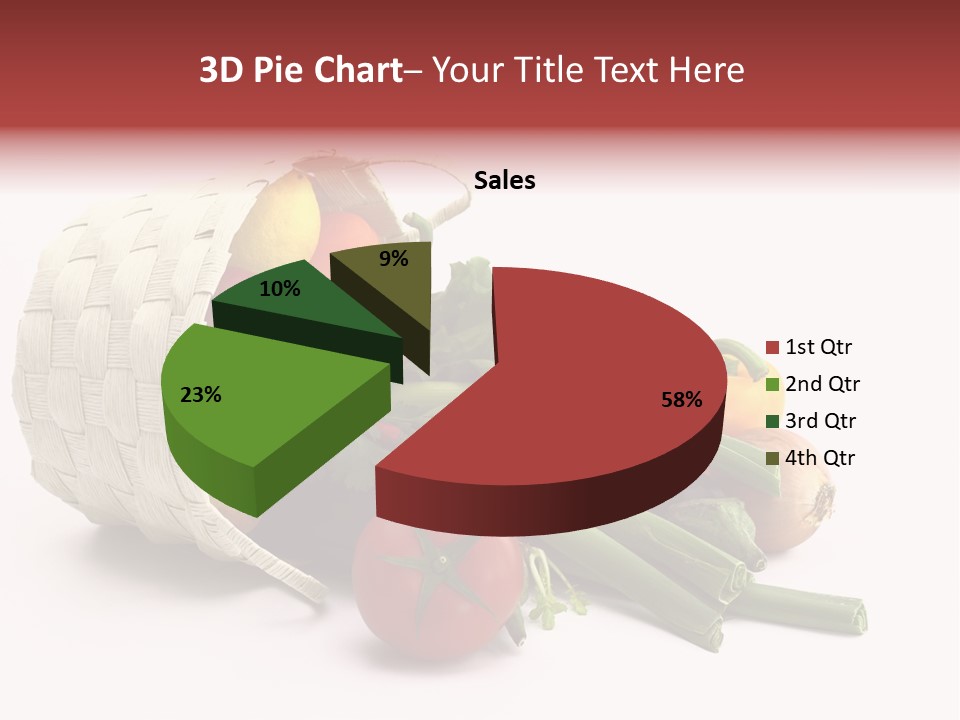Organic Health Leeks PowerPoint Template