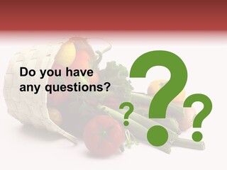 Organic Health Leeks PowerPoint Template