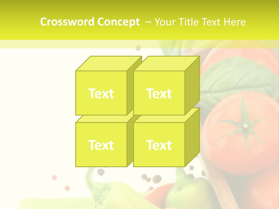 Pepper Cooking Copy Space PowerPoint Template