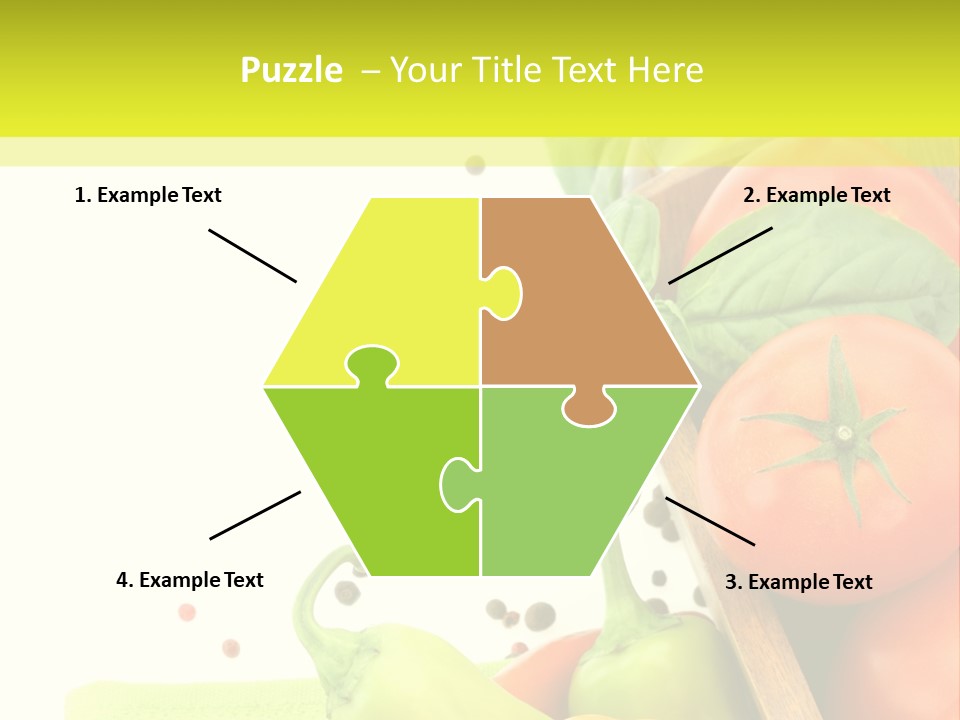 Pepper Cooking Copy Space PowerPoint Template