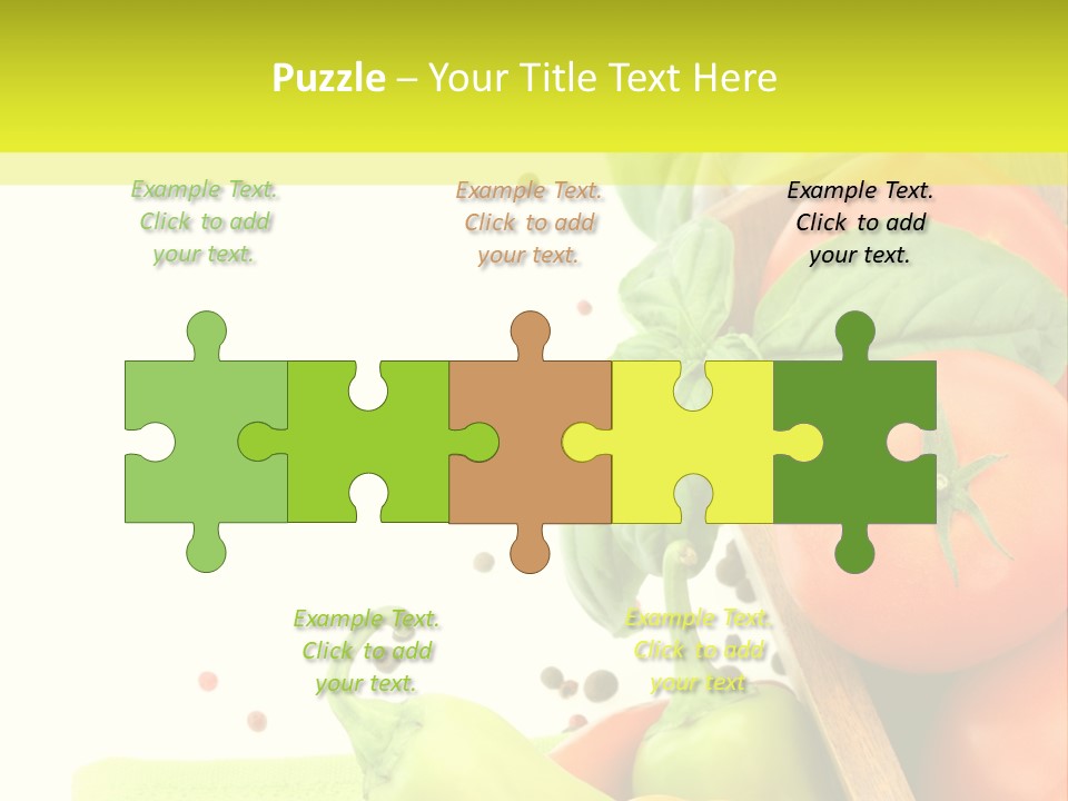 Pepper Cooking Copy Space PowerPoint Template