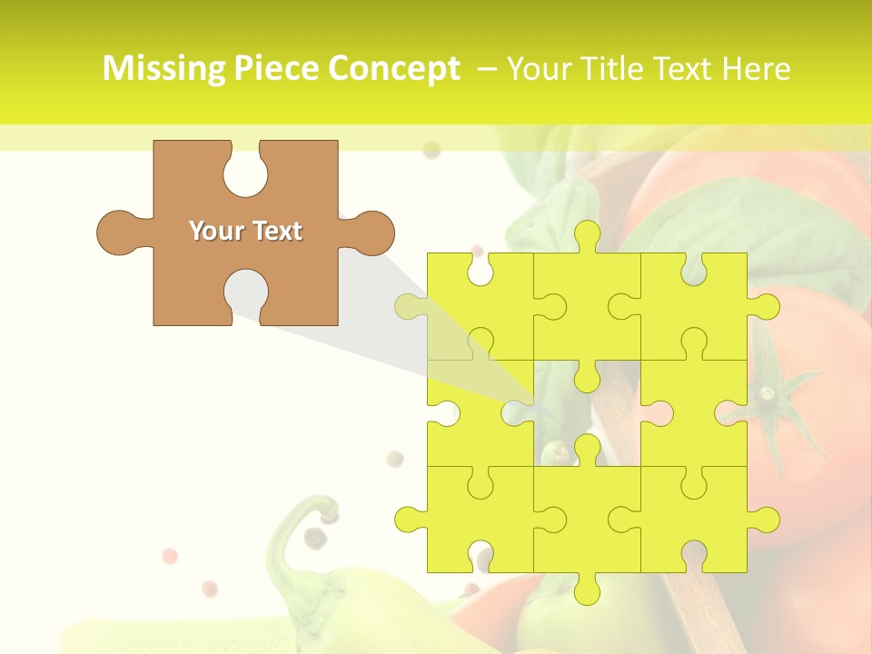 Pepper Cooking Copy Space PowerPoint Template